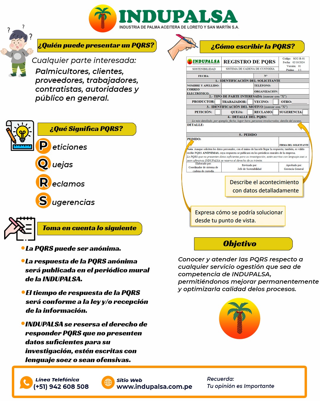Nuevo anuncio INDUPALSA